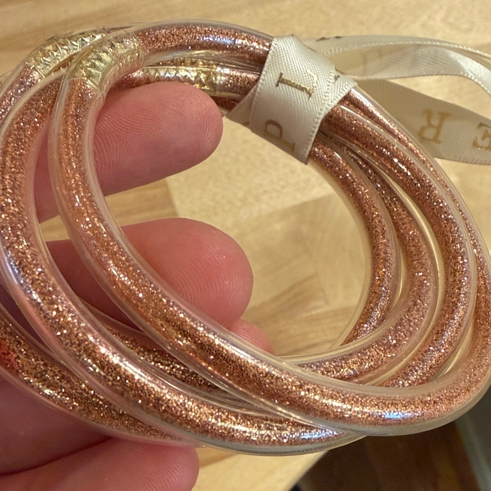 Plunder Rose Gold Glitter Bracelets - Picture 3 of 4